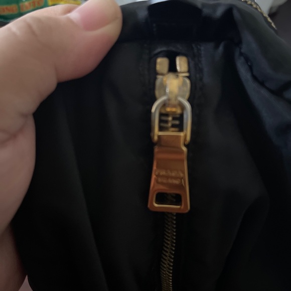 Authentic Prada Tessuto+Saffiano nero bag,EUC - Picture 9 of 9